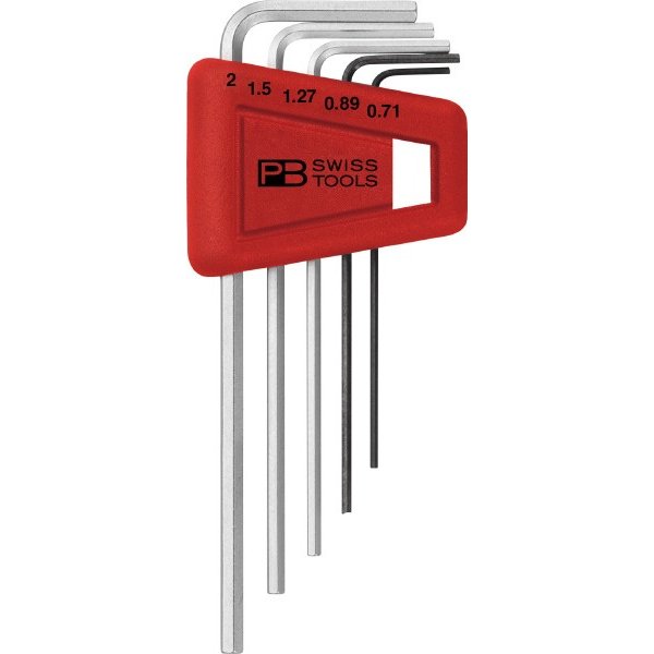 PB SWISS TOOLS 210H-2 ホルダー付六角棒レンチセット(パックナシ