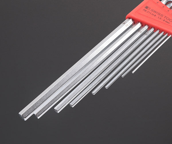 日本正規品 PBスイスツールズ ホルダー付六角レンチセット ロング 8本組 (211.H-8) (7610733018710) PB SWISS TOOLS