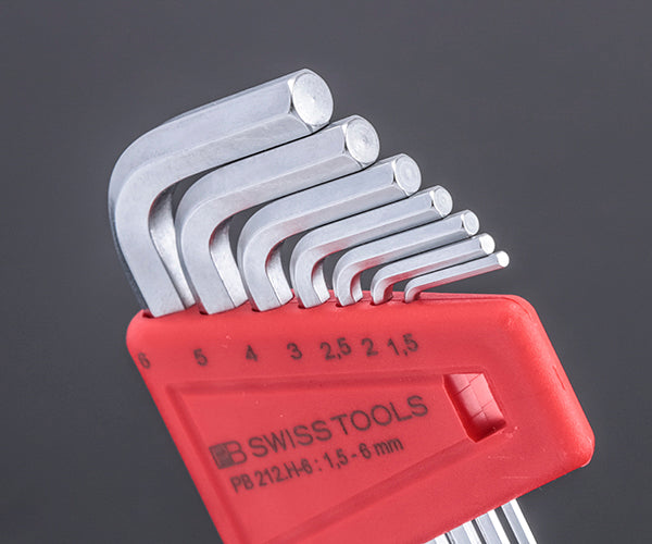 日本正規品 PBスイスツールズ ホルダー付ボールポイント六角レンチセット 7本組 (212.H-6) (7610733010394)