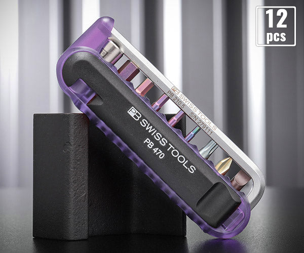 日本正規品 PBスイスツールズ バイクツールセット (9本組) パープル タイヤレバー付 (470.PURPLECN) (7610733246250)