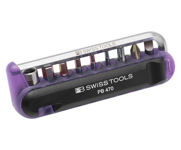 日本正規品 PBスイスツールズ バイクツールセット (9本組) パープル タイヤレバー付 (470.PURPLECN) (7610733246250)