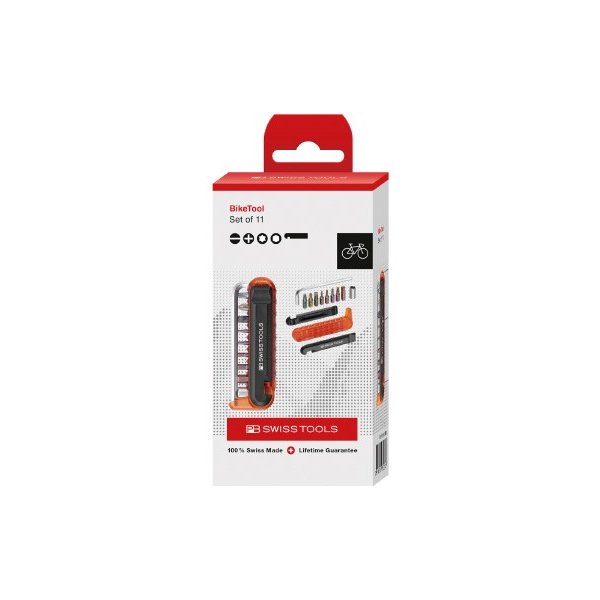 日本正規品 PBスイスツールズ バイクツールセット (9本組) レッド (BOX