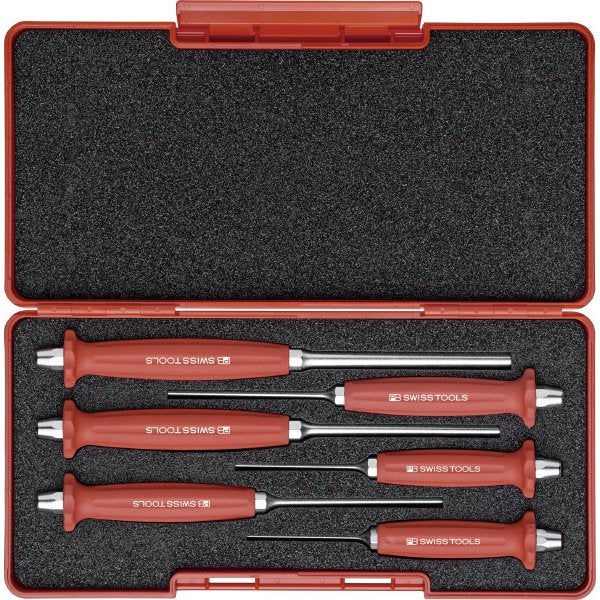 PB SWISS TOOLS 758SET ハンドル付平行ピンポンチ BOXセット (758.SET