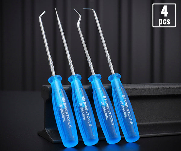 日本正規品 PBスイスツールズ ピックツールセット 4本組 対象物に傷がつき難い先端加工 (7680.CN) (7610733236411)