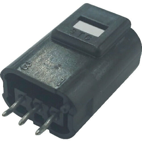 TRUSCO 防水コネクタ Y字分岐タイプ(10個入) 黒 PCE01A502BA トラスコ