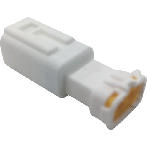 TRUSCO 防水コネクタ ソケットハウジング 2芯 中継用(10個入) 被覆外径φ1.7~2.3 白 PCE01A502N001 トラスコ