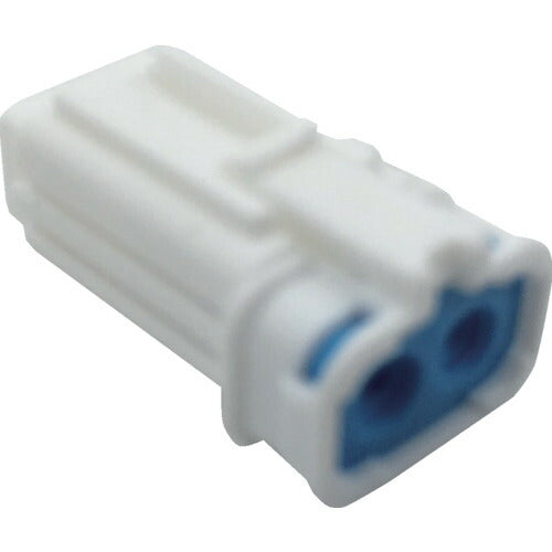 TRUSCO 防水コネクタ ソケットハウジング 2芯 中継・基板用(10個入) 被覆外径φ2.2~2.8 白 PCE01A602N002 トラスコ