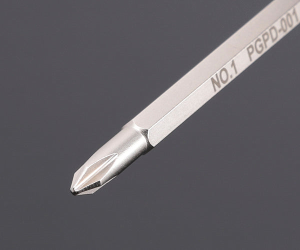 TONE パワーグリップドライバー(貫通) (+)No.1 (PGPD-001)(4953488306576) トネ