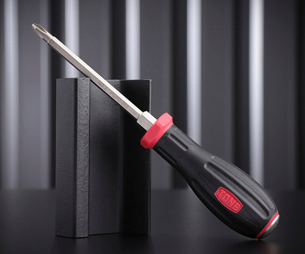 TONE パワーグリップドライバー(貫通) (+)No.2 (PGPD-002)(4953488306583) トネ