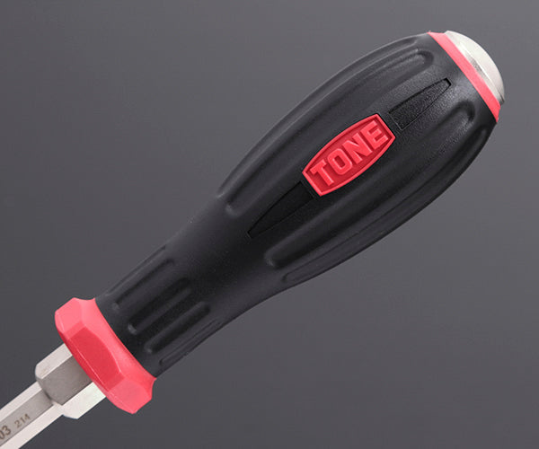 TONE パワーグリップドライバー(貫通) (+)No.3 (PGPD-003)(4953488306590) トネ