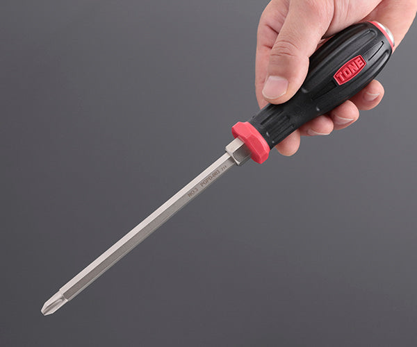 TONE パワーグリップドライバー(貫通) (+)No.3 (PGPD-003)(4953488306590) トネ