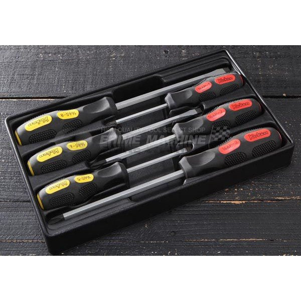 コーケン 貫通ドライバーセット(プラスチックトレイ付き) PK166PS/6 Ko-ken 工具
