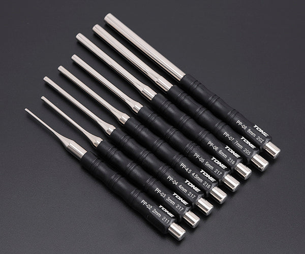 TONE ピンポンチセット ビニールパック入り 8点セット (PP800P)(4953488439403) トネ