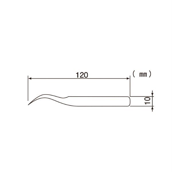 エンジニア チタンピンセット(J型)曲りタイプ 120mm (PTN-03) (4989833036539) ENGINEER