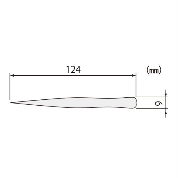 エンジニア ピンセット 124mm (PTS-02) (4989833036720) ENGINEER