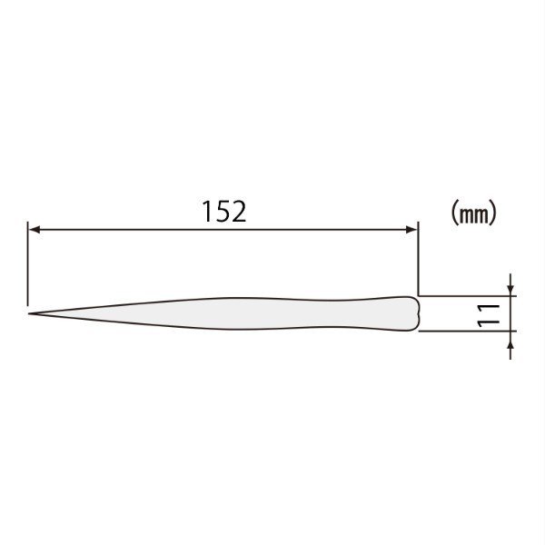 エンジニア ピンセット 152mm (PTS-04) (4989833036744) ENGINEER