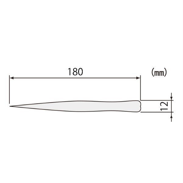 エンジニア ピンセット 180mm (PTS-05) (4989833036751) ENGINEER