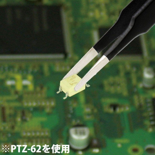 エンジニア ESDピンセット(丸タイプ) (PTZ-62) (4989833037086) ENGINEER