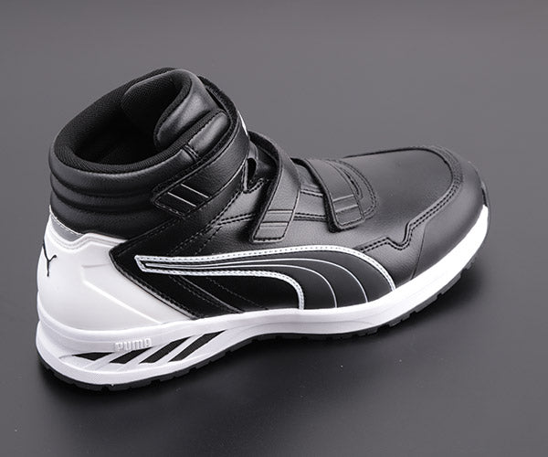 【PBドライバー 特典付き】PUMA RIDER 2.0 BLACK MID ライダー 2.0・ブラック・ミッド No.63.352.0 26.0cm プーマ 安全靴 おしゃれ かっこいい 作業靴 スニーカー