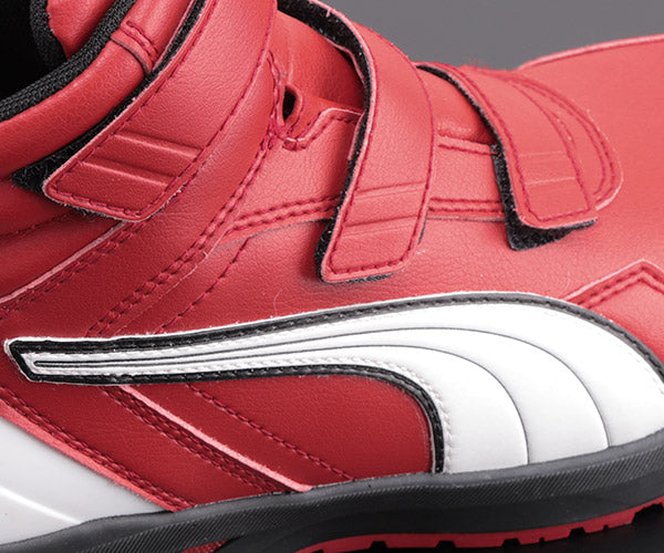 PUMA RIDER 2.0 RED MID ライダー 2.0・レッド・ミッド No.63.354.0 25.0cm プーマ 安全靴 おしゃれ かっこいい 作業靴 スニーカー