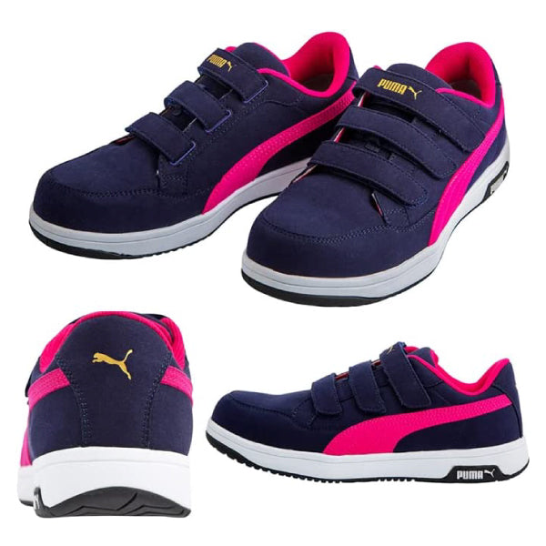 プーマ ヘリテイジ ベルトタイプ エアツイスト2.0・ロー・フック&ループ Airtwist 2.0 Low H&L PUMA 安全靴 おしゃれ かっこいい 作業靴 スニーカー puma 安全作業靴 軽量 先芯 静電 衝撃吸収 レディース メンズ