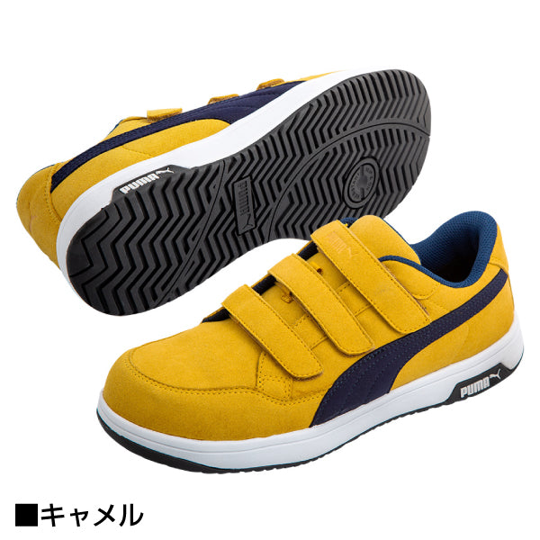 プーマ ヘリテイジ ベルトタイプ エアツイスト2.0・ロー・フック&ループ Airtwist 2.0 Low H&L PUMA 安全靴 おしゃれ かっこいい 作業靴 スニーカー puma 安全作業靴 軽量 先芯 静電 衝撃吸収 レディース メンズ