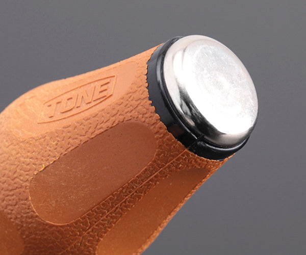 TONE 木柄ドライバー スベランドライバー(貫通) 軸長100mm 全長198mm (PWMD-100)(4953488409635) トネ