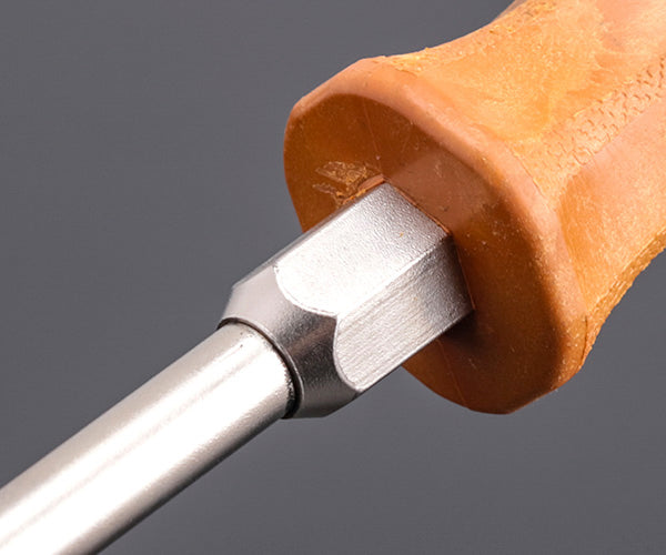 TONE 木柄ドライバー スベランドライバー(貫通) 軸長150mm 全長258mm (PWMD-150)(4953488409642) トネ