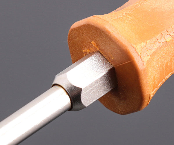 TONE 木柄ドライバー スベランドライバー(貫通) 刃先No.1 軸長75mm 全長167mm (PWPD-001)(4953488409666) トネ