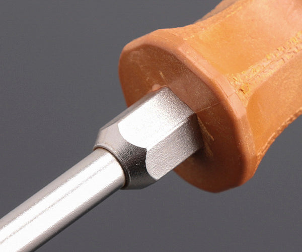 TONE 木柄ドライバー スベランドライバー(貫通) 刃先No.2 軸長100mm 全長198mm (PWPD-002)(4953488409673) トネ