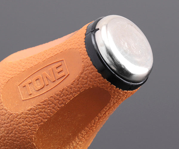 TONE 木柄ドライバー スベランドライバー(貫通) 刃先No.2 軸長100mm 全長198mm (PWPD-002)(4953488409673) トネ