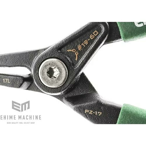 エンジニア スナップリングプライヤー 使用範囲19~60mm (PZ-17) (4989833039172) ENGINEER