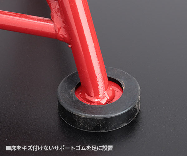 リキマエダ 高級ゴム付き リジッドラック (馬ジャッキ・ジャッキスタンド)3ton RD-300G 2台セット