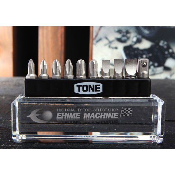 トネのT形ラチェットドライバー&アダプタービットセットの画像2