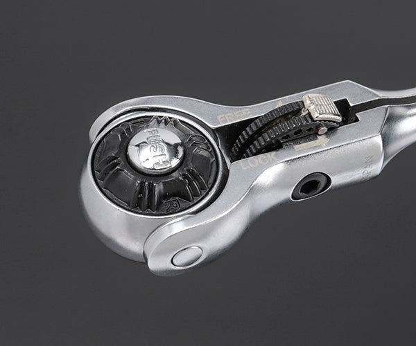 TONE ショートスイベルラチェットハンドル(ホールドタイプ) 歯数144枚相当 差込角6.35mm 全長150mm (RH2VHS)(4953488317121) トネ