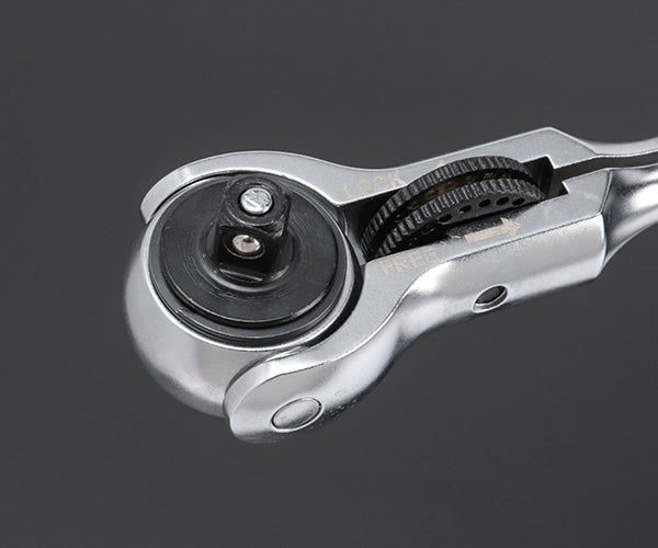 TONE ショートスイベルラチェットハンドル(ホールドタイプ) 歯数144枚相当 差込角6.35mm 全長150mm (RH2VHS)(4953488317121) トネ