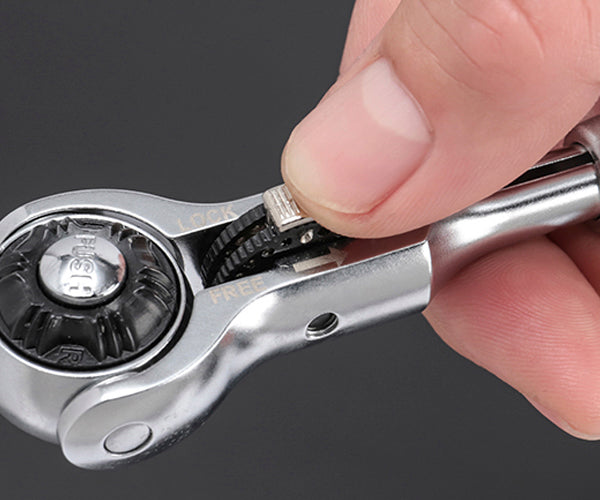 TONE ショートスイベルラチェットハンドル(ホールドタイプ) 歯数144枚相当 差込角6.35mm 全長150mm (RH2VHS)(4953488317121) トネ