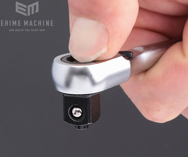 TONE コンパクトラチェットハンドル 差込角9.5mm (RH3CH)(4953488303896) トネ