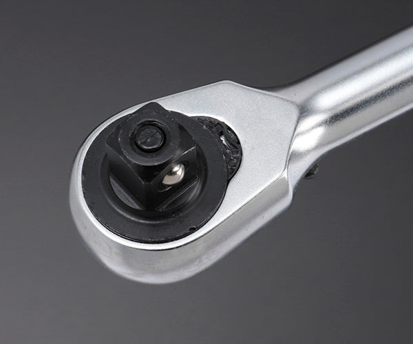 TONE ロングラチェットハンドル(中空・ホールドタイプ) 歯数72枚 差込角9.5mm 全長375mm (RH3HWL)(4953488404197) トネ