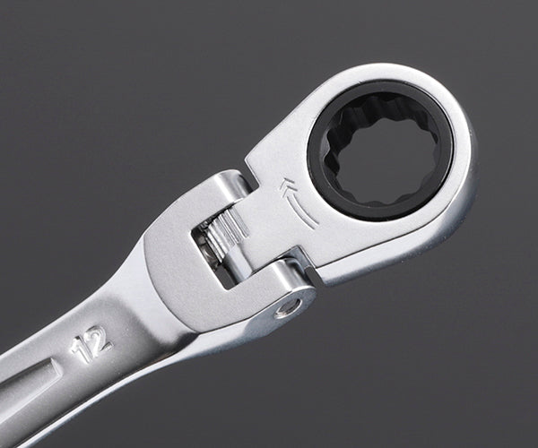 TONE コンビネーションラチェットレンチ 首振ラチェットめがねレンチセット 3点セット (RMF300)(4953488422665) トネ