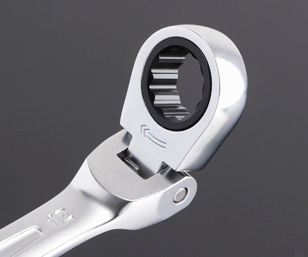 TONE コンビネーションラチェットレンチ 首振ラチェットめがねレンチセット 3点セット (RMF300)(4953488422665) トネ