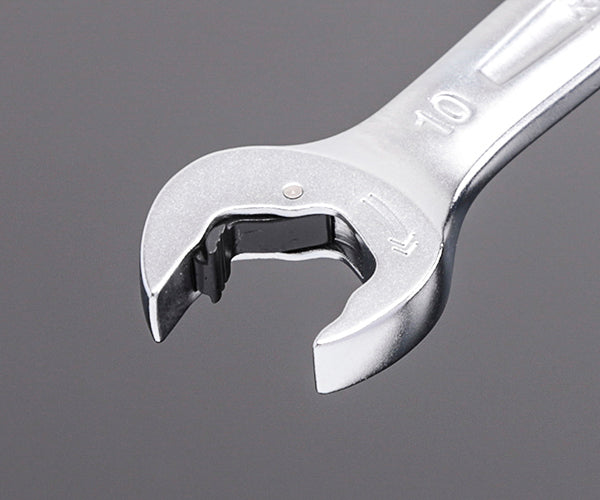 TONE 首振クイックラチェットめがねレンチ 10mm (RMFQ-10)(4953488299007) トネ