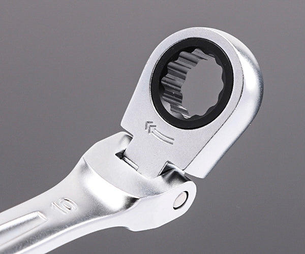 TONE 首振クイックラチェットめがねレンチ 10mm (RMFQ-10)(4953488299007) トネ