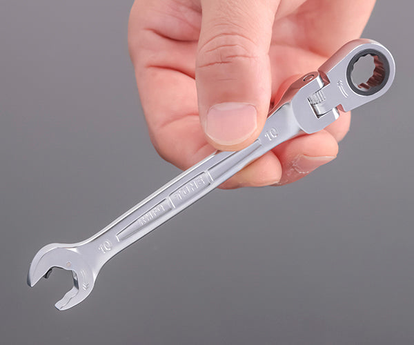 TONE 首振クイックラチェットめがねレンチ 10mm (RMFQ-10)(4953488299007) トネ