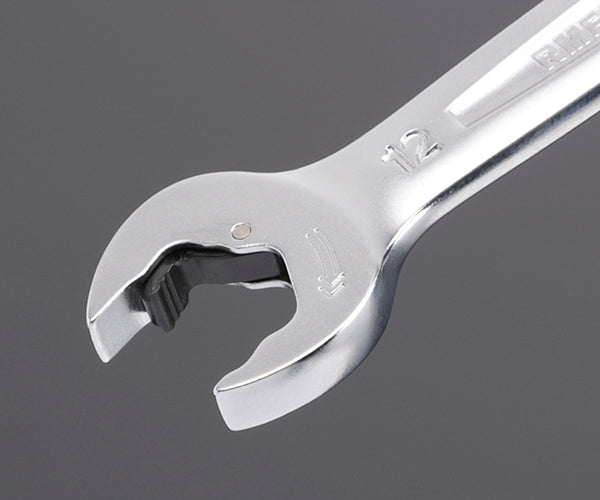 TONE コンビネーションラチェットレンチ 首振クイックラチェットめがねレンチセット (RMFQ300)(4953488422689) トネ