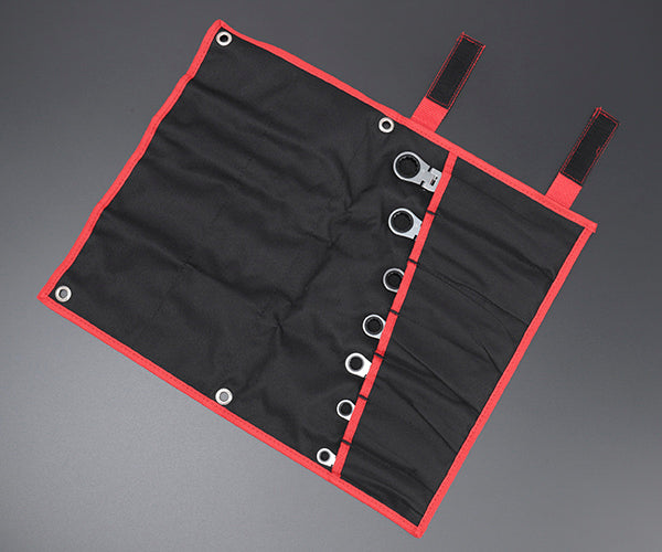 TONE コンビネーションラチェットレンチ 首振クイックラチェットめがねレンチセット 7点セット (RMFQ700)(4953488299267) トネ