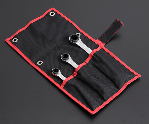 TONE 4ウェイラチェットめがねレンチセット 3pcs (RMW300)(4953488278101) トネ