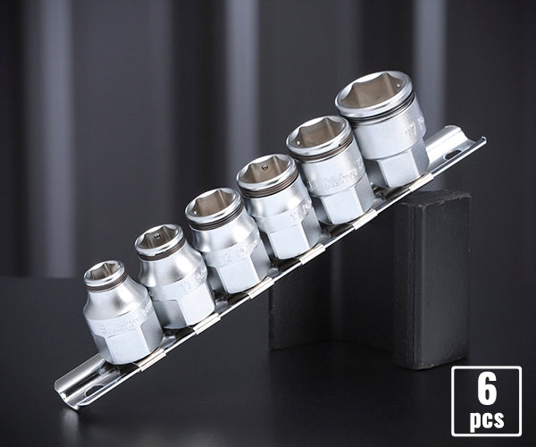 コーケン RS3450MH/6 6ヶ組 9.5sq. ナットグリップソケットレールセット (駆動部6角付き) Ko-ken 工具 山下工業研究所