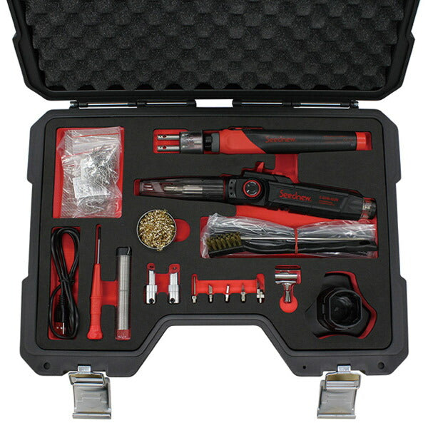 SEEDNEW ガスヒートリペア&3WAY ステープルガンセット S-GHR-SG-1 シーズニュー 工具 ヒートガン コードレス
