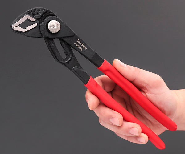 SEEDNEW S-WP250PA ウォータポンププライヤー 250mm プッシュアジャスター シーズニュー